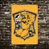 Das neue Blechschild, gelb, visuelle Wirkung, sexy Vintage, 20 x 30 cm, Metallfarbe, Blechschild, Bar, Pub, dekorative Schönheit und Motorrad-Wanddekoration