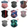 Magic American Flag Scarf 3D Print Twarzy Maska Mężczyźni Kobiety Dustoodporne Szaliki Kremowe Skala Sunscreen Bandana Headwear Outdoor Cycling Face Maski Top