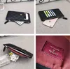 Marchio parigino sacca per telefono cellulare portafoglio caviale lussuoso wallet regalo VIP wallet nero carta di credito in pelle nero femmina designer portano porta carta 9456243