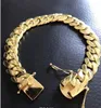 solid gold miami cubaanse link armband