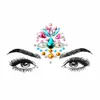 Adhesive Face Jewelry Gems Temporary Tattoo Face Jewelry Festival Party Body Gems Rhinestone Flash Tattoos Stickers Make Up