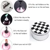 Set False Nail Tips Holder Practice Training Display Stand,MWOOT Chess Board Magnetic Crystal Nail Art Holder Stand for Nail Salon DIY and