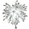 Italy Design White Pendant Lights Modern Led Hanging Blown Glass Chandelier Lamp Dining Room Kitchen Light Fixtures