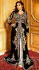 豪華なレースのビーズ2019アラビアのカフ族のイブニングドレス長袖Aラインのウエディングドレスセクシーなフォーマルパーティーの花嫁介添人パージェントガウンZJ456