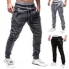 ذكر جديد أزياء الورك البوب ​​السراويل الرجال sweatpants بنطلون عارضة مطاطا joggings الرياضة الصلبة فضفاض جيوب السراويل حجم M-3XL