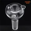 Dry Herb Titular Glass Bowl Deslize 14mm18mm Male Joint Connection OD 35 milímetros colorido Bong bacia da tubulação de água Dab Rig 491