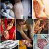 10 Pc / lote Colorido Henna Tatuagem Colar Indiano Tatuagem À Prova D 'Água Mehndi DIT Desenho Tatoo Arte Corporal Creme Cone Para Estêncil TSLM2