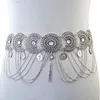 Bohemian Vintage Colar Silver Coin Choker Bib Halsband Jhumka Örhängen Turkiska Gypsy Indiska Tribal Necklace Afghan Jewelry Sets