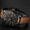 Curren 2018 Новые роскошные модные аналоговые военные спортивные часы высококачественные кожаные ремешки Quartz.