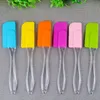 Cozinha Sobremesa Jam Spoar Spatula Silicone Bolo Raspador Spatula Eco-Friendly transparente Punho Ferramenta Faca de Manteiga BH2429 TQQ