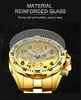 TEVISE Luksusowa marka Złote Mężczyźni Automatyczny Zegarek Mężczyźni Ze Stali Nierdzewnej Szkielet Wodoodporny Zegarek Relogio Masculino + Box
