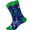 Natale Compression Socks nuovo modo di cotone Autunno Inverno Anno nuovo albero di Natale neve Elk regalo Compression Socks