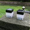 2x2 LED Solar Post Cap Light Outdoor Waterproof Staket Pelar Lampor för smidesjärnstaket för trädgårdar och bakgårdar