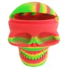 Recipientes de silicone Jar Box 500ml Skullshape Container Assorted Color Silicone Containers para Dab Storage Container Wax Concentra3529624