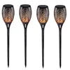 Solar Torch Light LED Flickering Flames Torch Lights Outdoor Waterproof Landscape Decoration Lighting For Yard Garden Pathway Driveway C7281