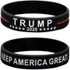 23 Styles Trump macht Amerika großartig wieder Brief Silikon Gummiarmband Trump Anhänger Armband Armbänder Basketballarmband