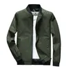 New Men's Bomber Jackets Slim Spring Autumn Casual Baseball Coat Stand Collar Male Pilot Outwear Mens Brand Clothing