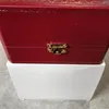 Ny Red Square Box Watch Box Original Men's Watch Box inuti och utanför255N