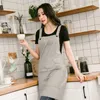 Förkläden 1 Canvas Waterproof Apron Korean Cotton Denim Anti-FOAM Flam