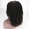 VMAE 130% 150% 180% Density U Part Wigs 4A Virgin Cuticle Aligned Natural Black Indian Real Human Hair For Women205k