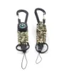 Fait à la main 4 couleurs 550 porte-clés Paracord porte-clés de camping en plein air de haute qualité avec boussole