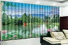 Wholesale 3d Curtain Window Beautiful Lakes Landscapes Customize Your Favorite Beautiful Blackout Curtains For You