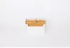BAMBOO Organizer Simple Style White Container 5 Compartments Makeup Storage Box