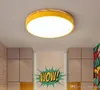 Lampada da soffitto a LED multicolore rotonda 5 cm super sottile montata su superficie plafoniera soggiorno camera da letto cucina amaretto illuminazione a soffitto dell'hotel