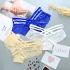 wholesale women shorts pink underwear lace panties luxury hollow female spagetti sexy bragas solid mutande girl slips 8033P7