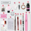 Nail Kit Set 48w LED Lamp Nail Gel Polish Set Quick Building For Extensions Hard Jelly Manicure