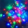 أضواء عيد الميلاد مجنون بيع 10 متر / قطع 100 أدى سلاسل الديكور ضوء 110 فولت 220 فولت للحزب الزفاف المصابيح عطلة الإضاءة