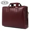 J M D 2019 Nieuwe Hoge Kwaliteit 100% Echt Leer schip Mannen Aktetassen Messenger Bag Laptop Tassen Handtas 7167242v