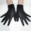 1pair Pure Silk Black Liner Inner Thin Gloves Bike Motorcycle Soft Sport Gloves Driving Cycling Party Gloves One Size CYF9165 Y200110