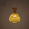 Ручной вязаный бамбуковый подвесной свет конфеты подвеска лампы ресторана отель бар чайхаус бистро izakaya Zen