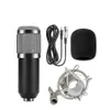 BM 800 Condenser Microphone With Metal ShockMount Professional Karaoke Computer / PC Microphone For Video Recording Studio BM800