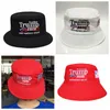 トランプ2020帽子刺繍入りバケツキャップはアメリカグレートハットトランプキャップ共和党大統領の大統領のトランプスティンディブリムハットCCA11758  -  30個