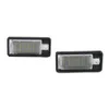 2PCS Car LED License Number Plate Light Lamp White Light for Audi A3 S3 8P A4 B6 B7 A5 A6 4F Q7 A8 S8 C6 Cabriolet