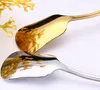 Stainless Steel Ice Cream Spoon Tea Spoon Dessert Cake Sugar Spoons Kitchen Flatware Tools Cake Sugar Spoon KKA7937-1