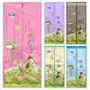 Kurtyna Windmill Wzór Summer Anti-Mosquito Mesh Magnet Kursy Net Net Curtains Miękki przędza Tiul Eran Screen Screen1329Q