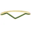 女性カラフルなスタックバングルブレスレット2019 New Fashion Jewelry Micro Pave CZ 1 RAW BAND High Quality Gold Plated Fashion Bracelet4227601