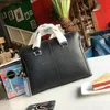 2022 Мужской портфель через плечо, черная кожаная дизайнерская сумка, деловая мужская сумка для ноутбука, сумка-мессенджер, 5-звездочный обзор295m