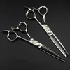 Damascus steel 6 inch hair salon scissors cutting barber makas tools cut thinning shears hairdressing scissors258A