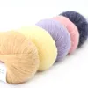 25g Mohair пряжа дешевая вязальная пряжа крючком детская шерстяная пряжа для вязания свитер носки 166м 0,9 мм