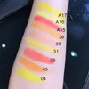 DIY Color Salon Amarelo coral Fosco Glitter Sombra em Pó Cores Cintilantes Paleta de Sombras Metálicas Maquiagem para os Olhos Cosmetic293N2360307