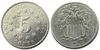 US A Set OF (1866 -1883) 20PCS Five Cents Nickel Copy Coins Medel Craft Promotion Cheap Factory Price nice home Accessories