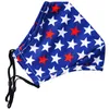 Five-pointed star designer face mask with filter dust-proof Reusable Cloth Masks Protection Anti Dust Protective Masks