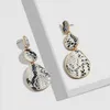 2020 New Retro Leopard Snakeskin Earrings Irregularity Exaggerate Joint Long Earrings Restore Ancient Women Earrings Daily Fashion Jewelry