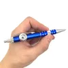 Penna a sfera Pipa a sfera in stile tubo di metallo colorato tubo di tabacco da tababile mini erba secca tubi fumatori portatili nascosti nascosti W4459396