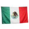 Mexico Banner 3ft x 5ft hängande flagga polyester mexikansk nationell flaggbanner utomhus inomhus 150x90 cm för firande