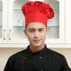 Chef cuisine chapeau unisexe hommes femmes Chef serveur uniforme casquette brodé Design cuisson boulangerie barbecue Grill Restaurant cuisinier travail chapeau